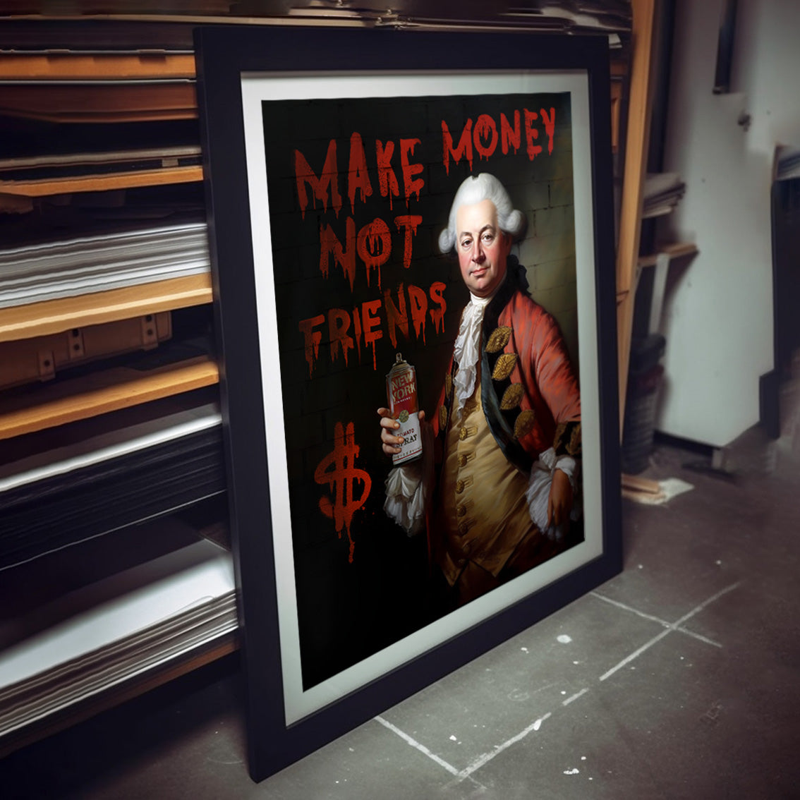 "Make Money" fine art print