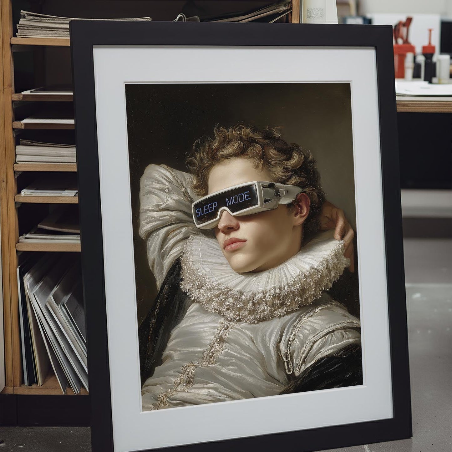 "Sleep Mode" LE "SOLD OUT" canvas art print