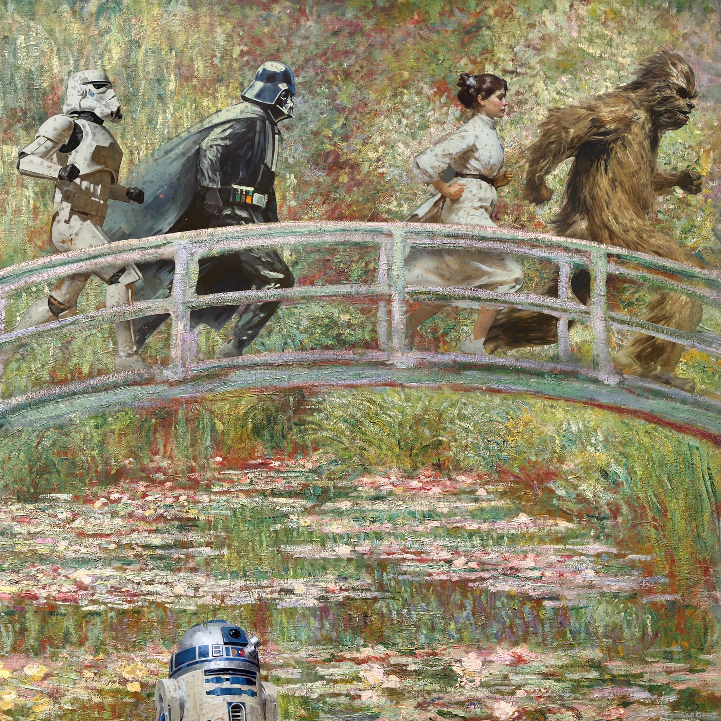 "Monet Wars" fine art print