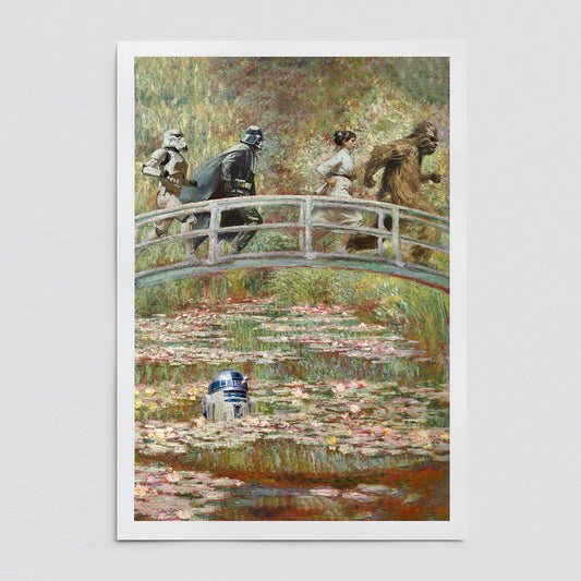 "Monet Wars" fine art print