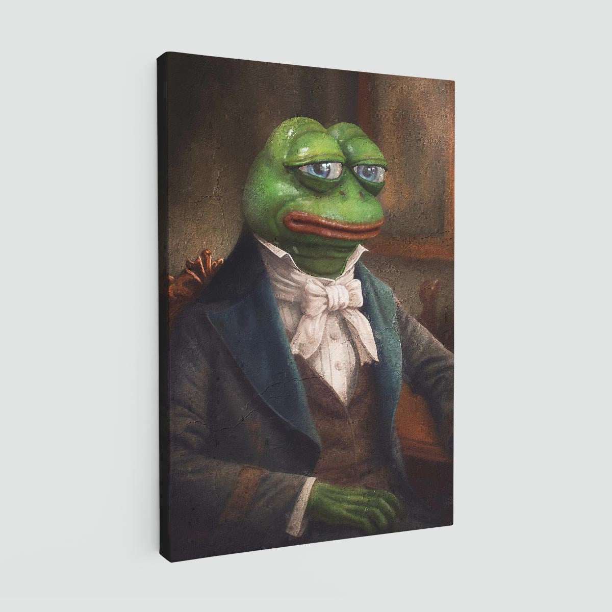 "Sir Pepe" canvas print