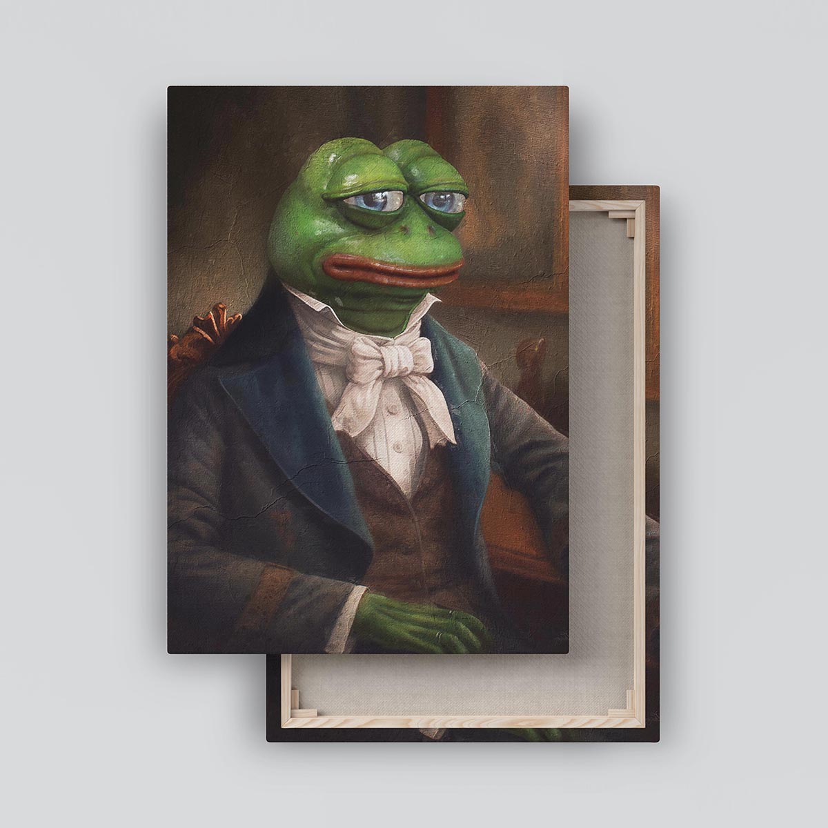 "Sir Pepe" canvas print