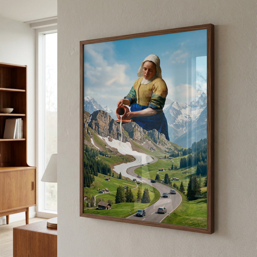 "The Great Milkmaid" fine art print