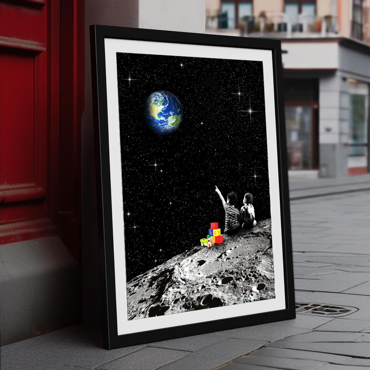 "Together From The Moon" fine art print