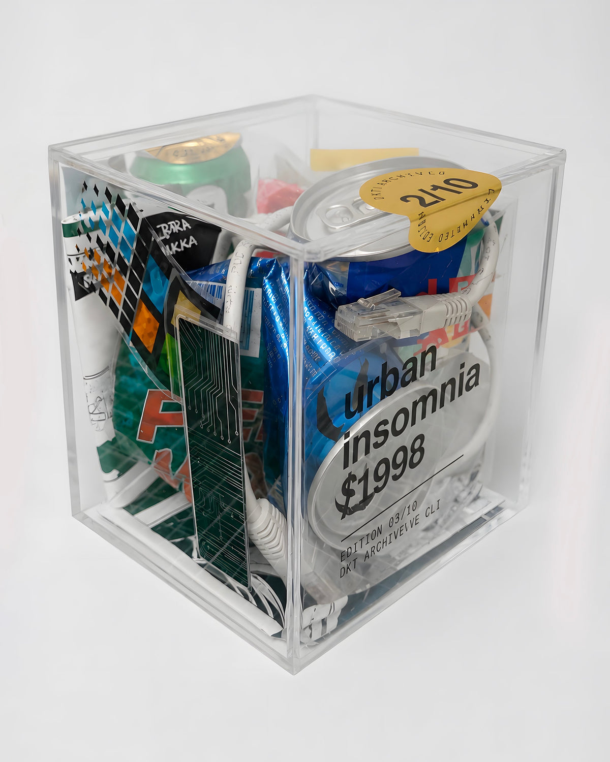 "Urban Insomnia" Sculpture /// Mixed Media Object