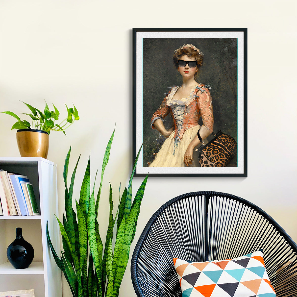 "Vintage Chic Girl" fine art print