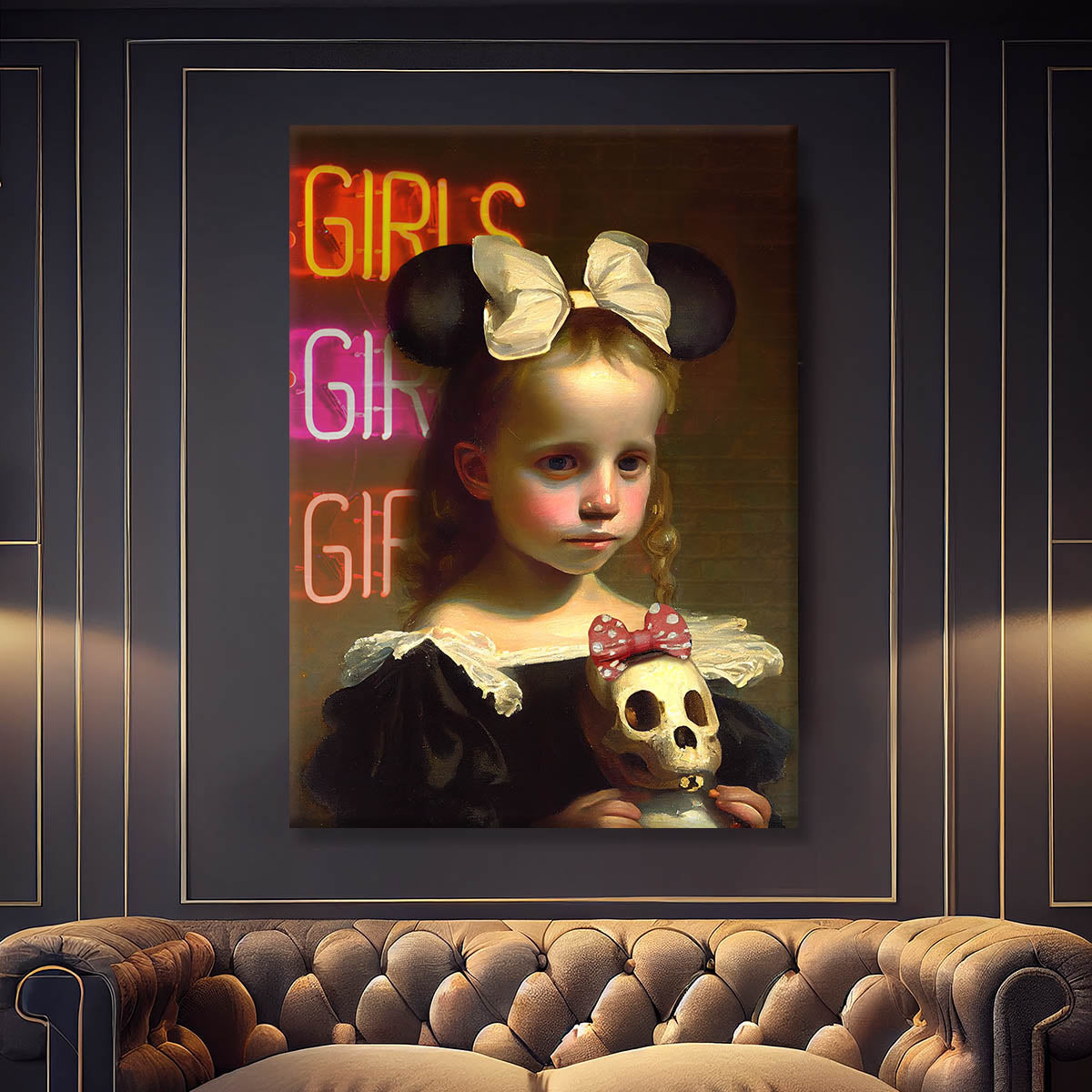 "Girls Just Want To Have Fun" canvas print