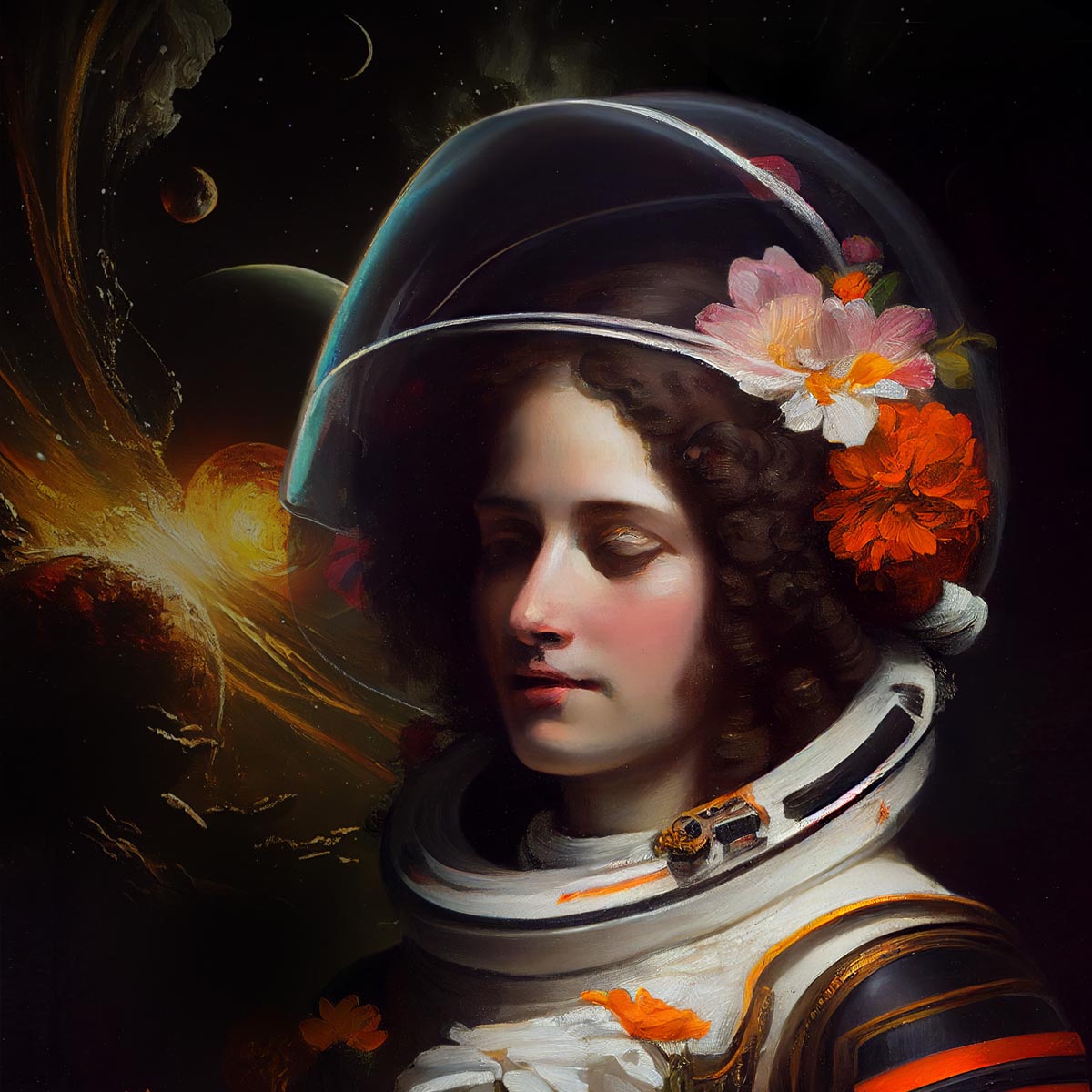 "Astronaut Beauty" LE art print