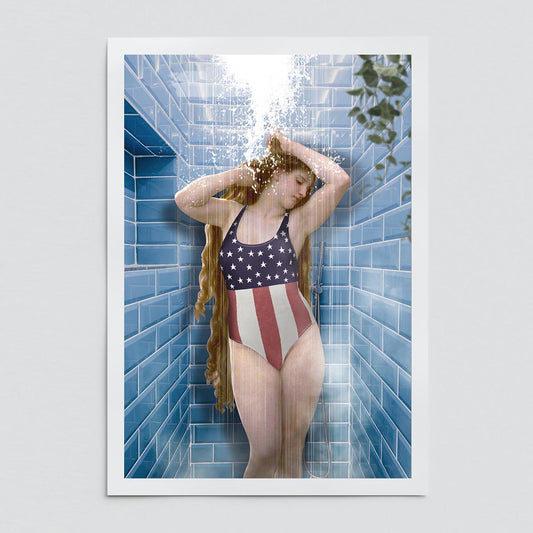 "Beauty In Shower" fine art print