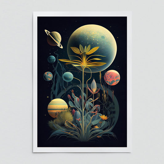 "Faraway Botanic Space #4" fine art print