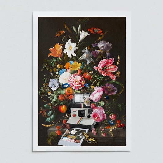 "Floral Instant Photo" fine art print
