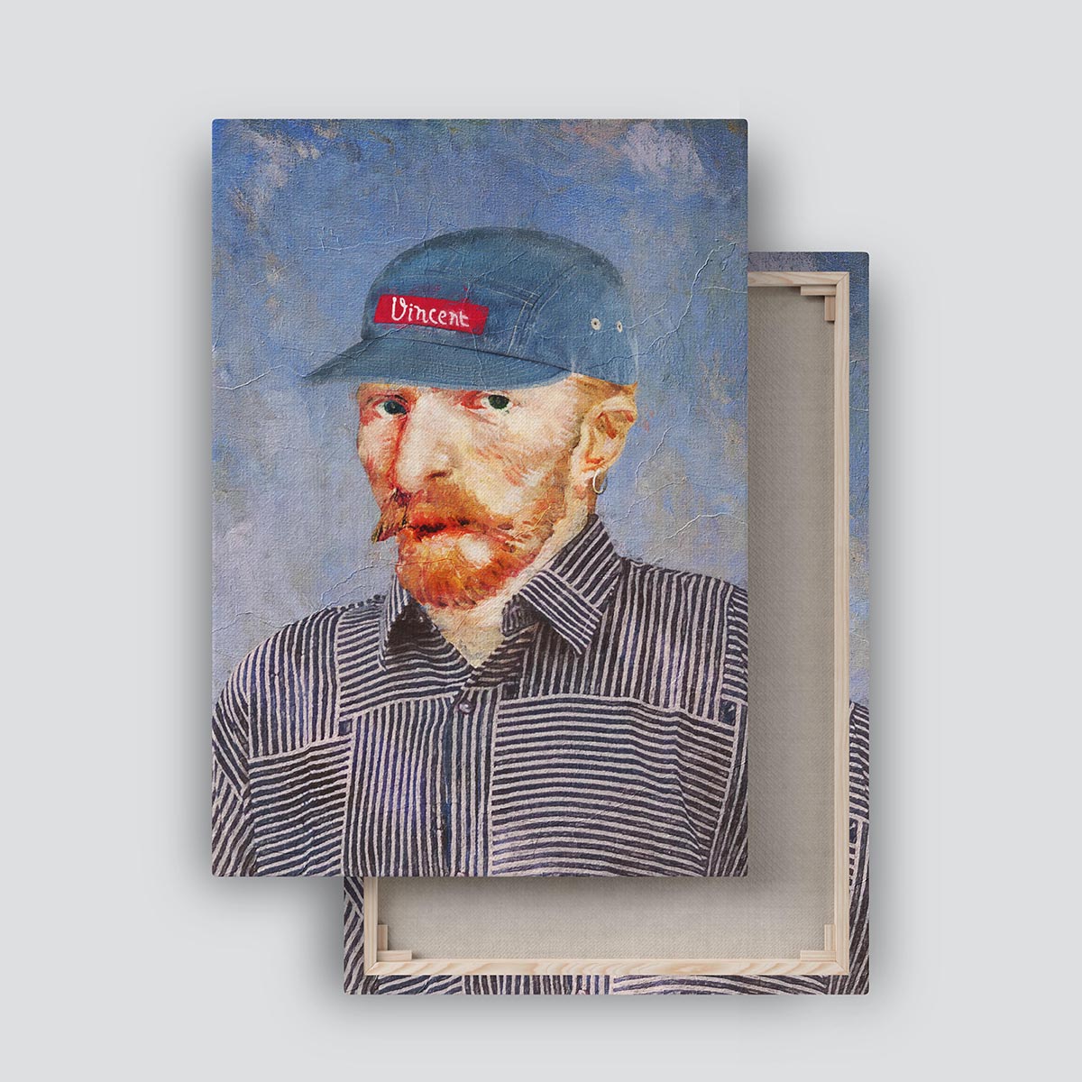 "Hipster Vincent" canvas print