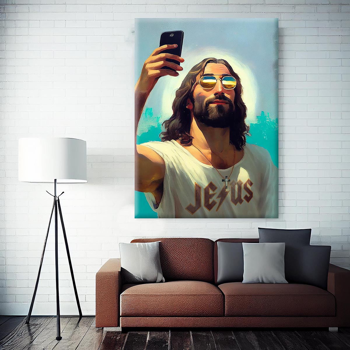 "I Am Jesus" canvas print