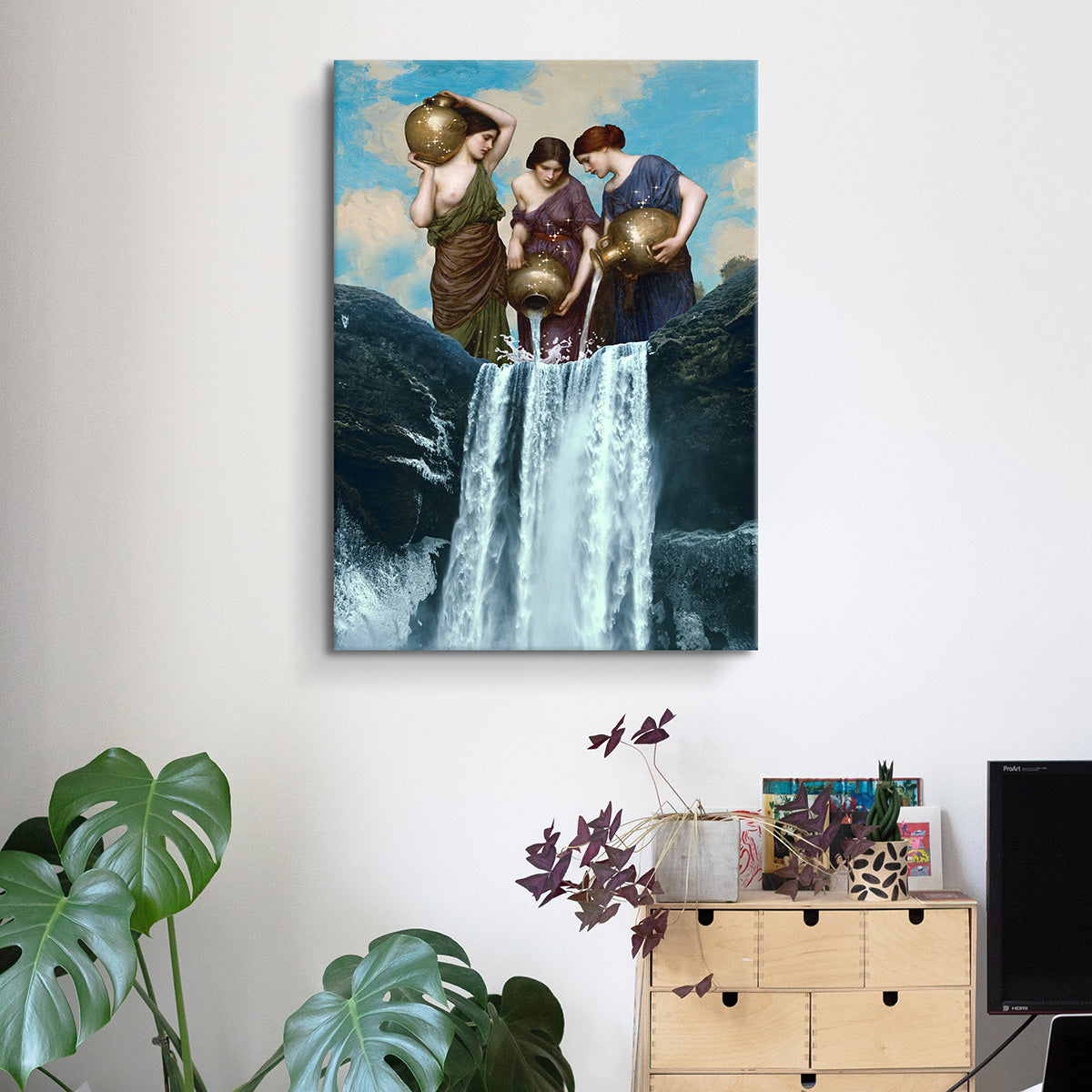 "Magic Waterfall" canvas print