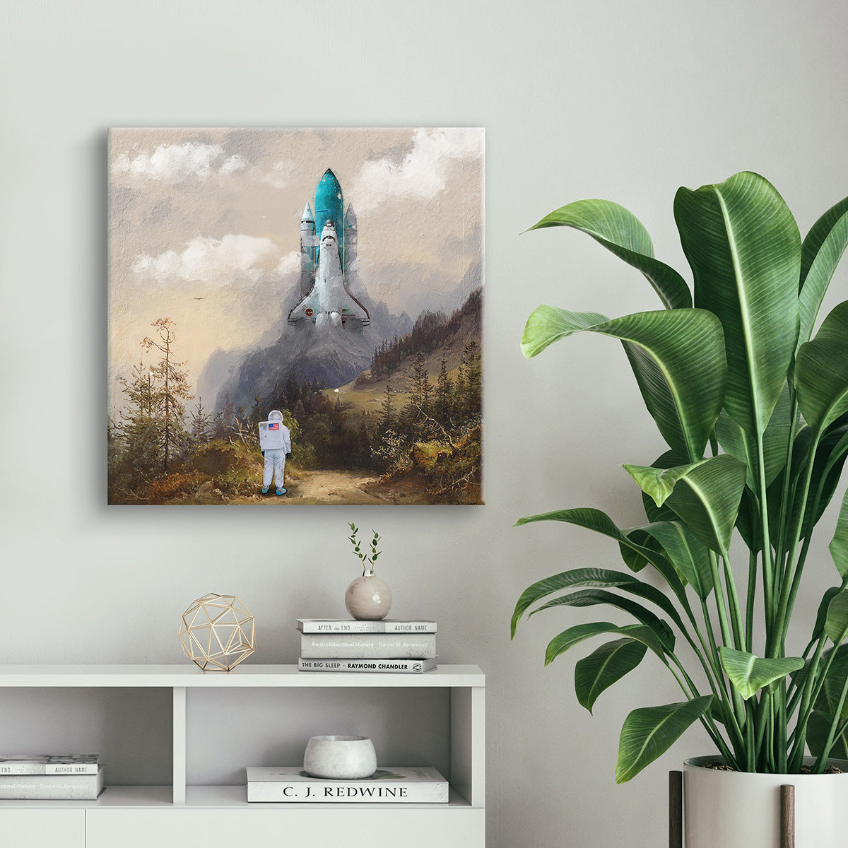 "Missed The Shuttle" canvas print