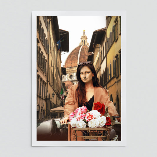 "Mona In Florence" fine art print