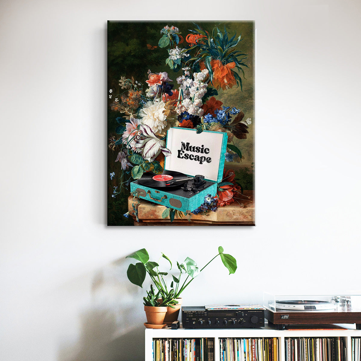 "Music Escape" canvas print