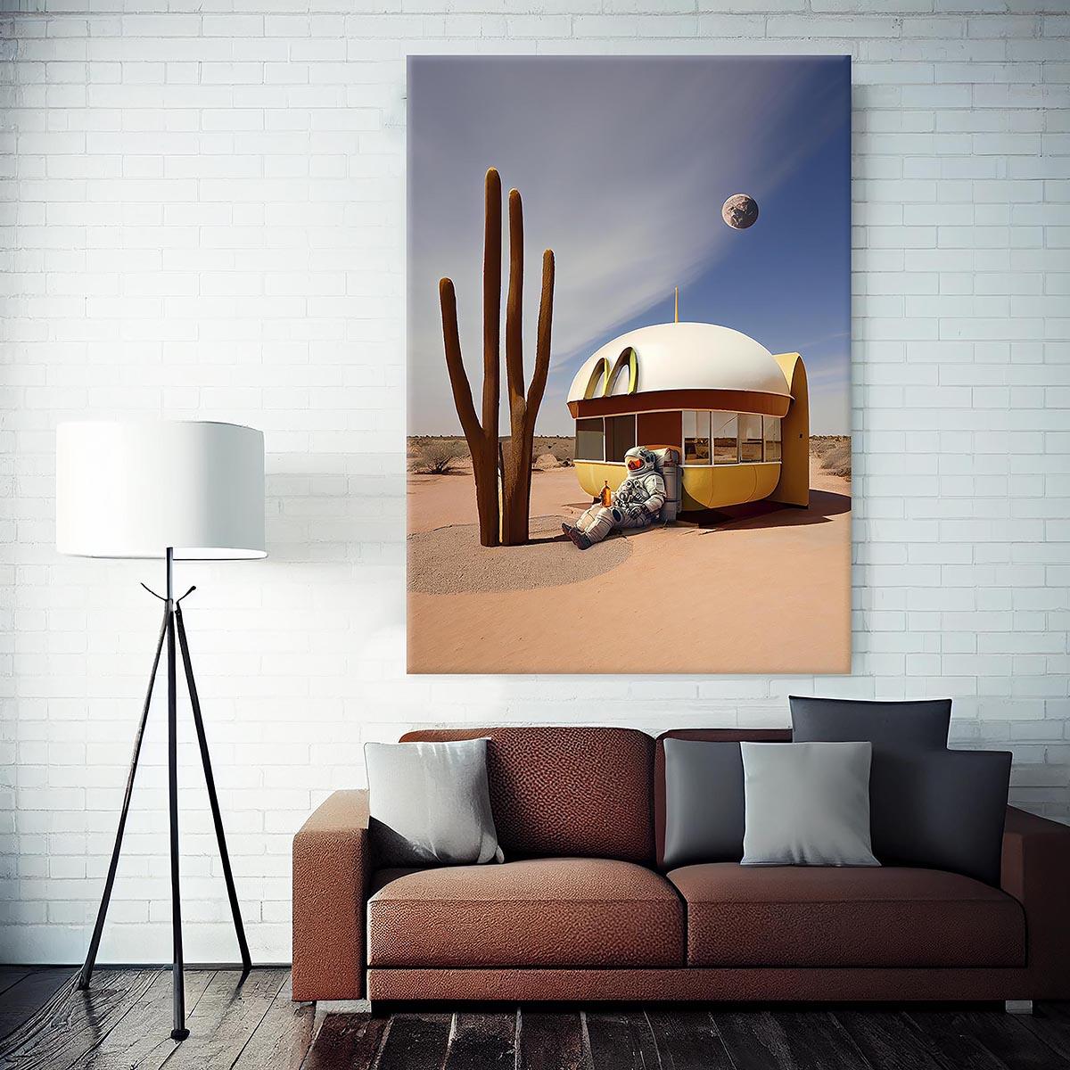 "My Space Meal" canvas print