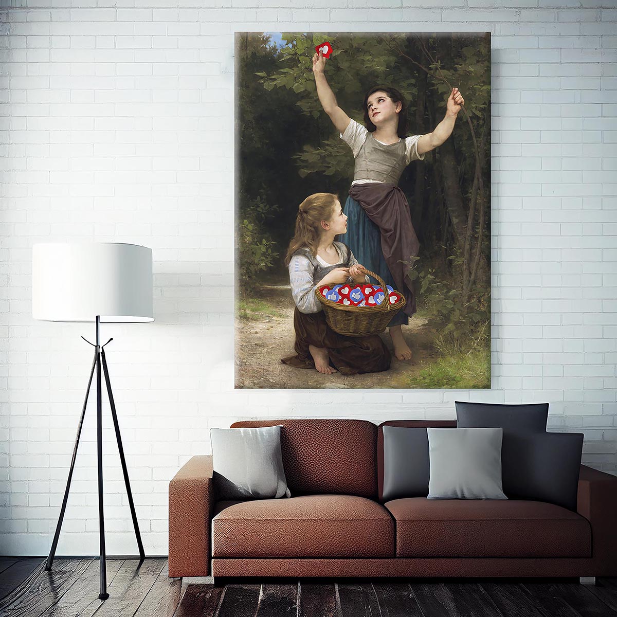 "Picking Up Likes" canvas print