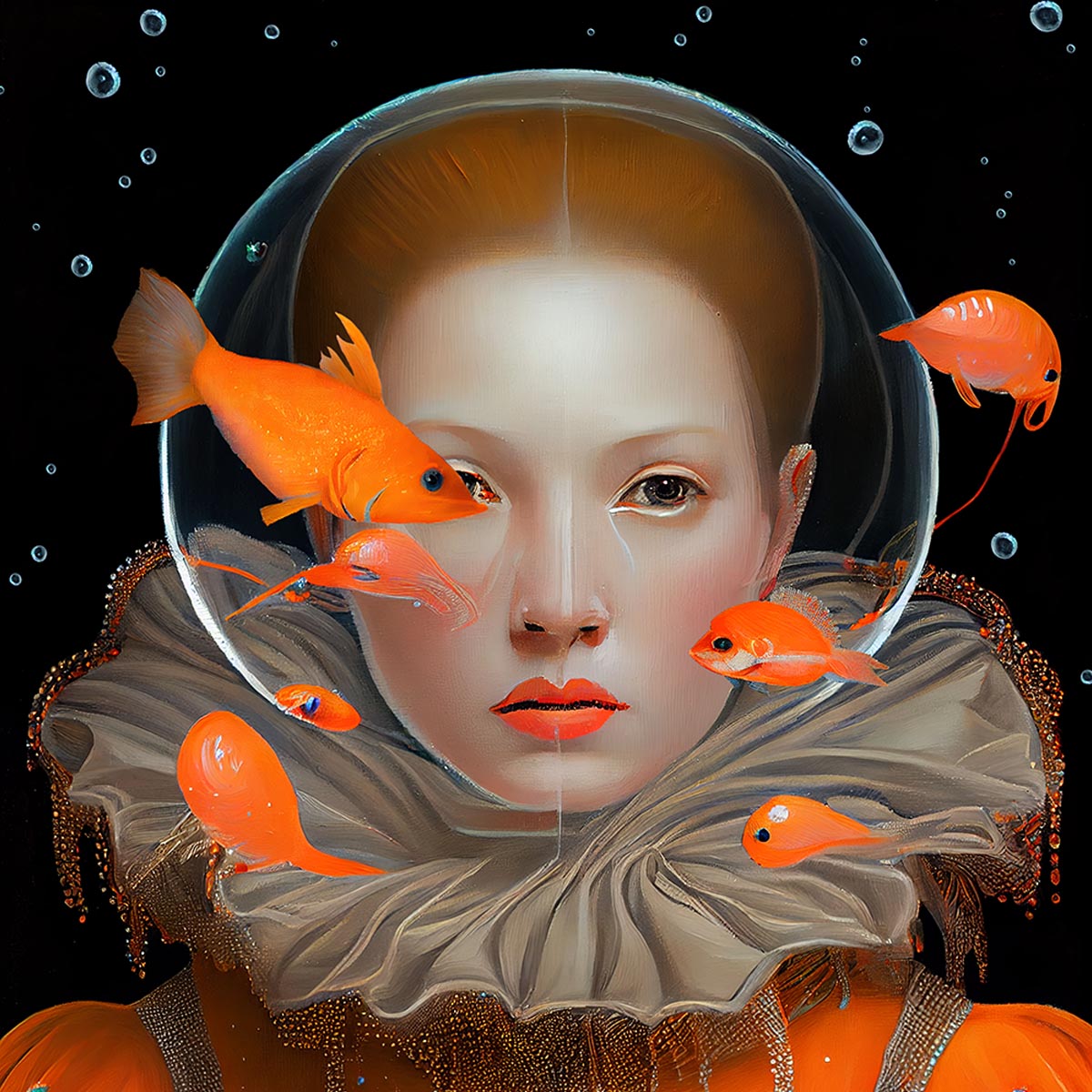"The Princess Of Deep Sea" canvas print