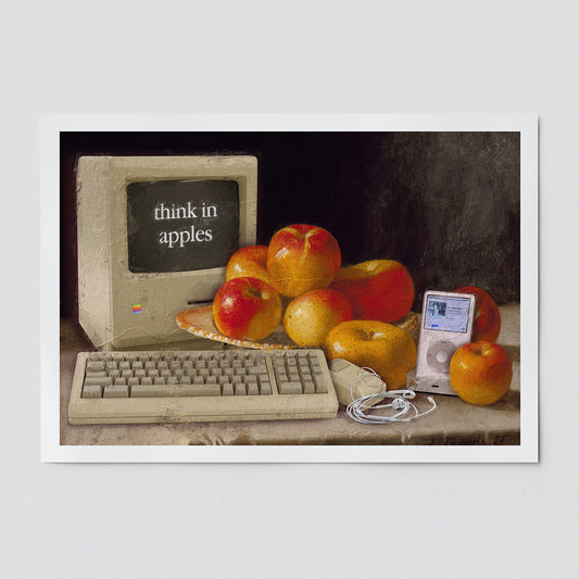 "Think In Apples" fine art print