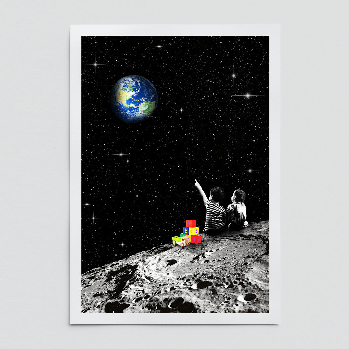 "Together From The Moon" fine art print