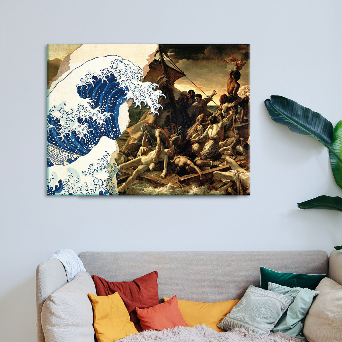 "Tragedy In The Storm" canvas print