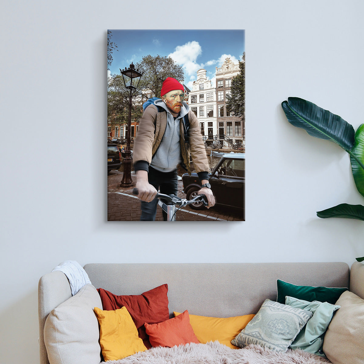 "Vincent in Amsterdam" canvas print
