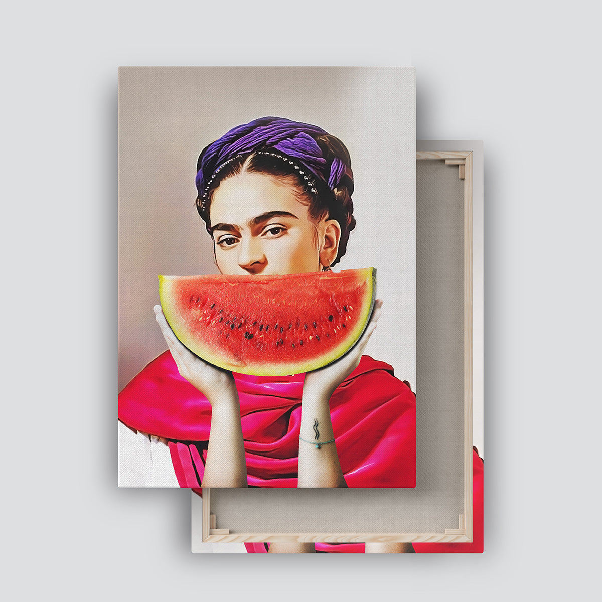 "Watermelon Frida" canvas print