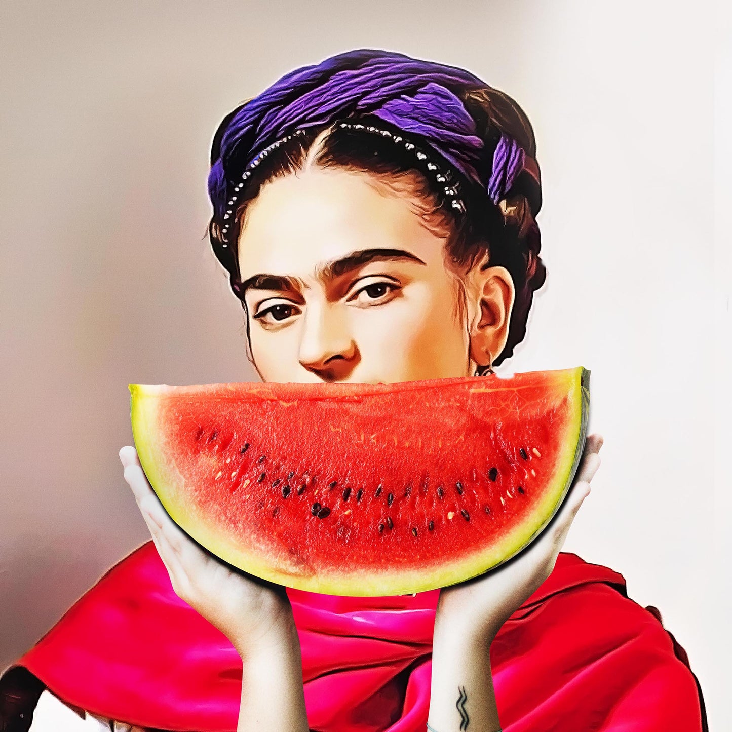 "Watermelon Frida" fine art print